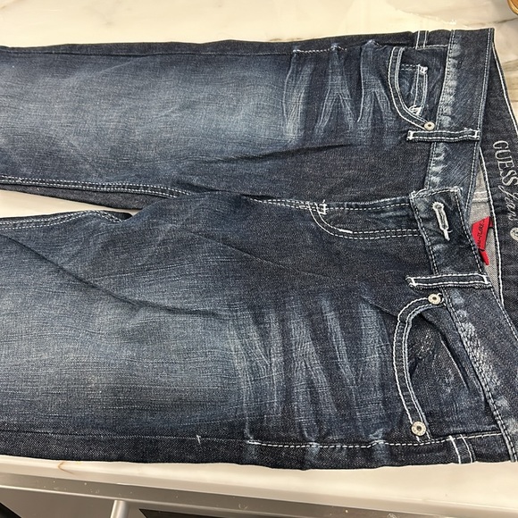 Guess Dark Wash Foxy Flare Denim-sz 31 - Picture 13 of 15